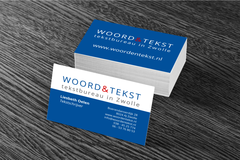 webdesign zwolle woordentekstkaartje